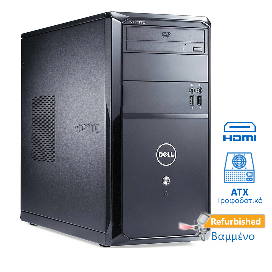 Dell Vostro 270 Tower i3-3220/4GB DDR3/250GB/DVD/7P Grade A+ Refurbished PC
