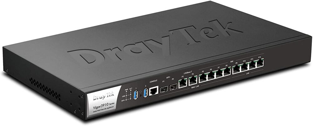 DrayTek Vigor 3910 Multi-WAN VPN Concentrator 10GBit retail V3910-DE-AT-CH