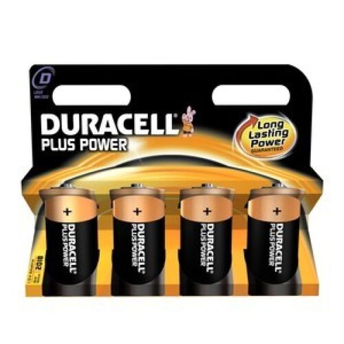 Duracell Batterie Alkaline Mono D LR20 1.5V Blister (4-Pack) 019201