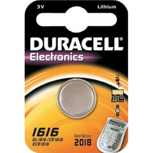 Duracell Batterie Lithium Knopfzelle CR1616 3V Blister (1-Pack) 030336