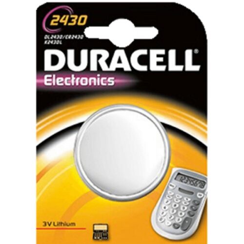 Duracell Batterie Lithium Knopfzelle CR2430 3V Blister (1-Pack) 030398