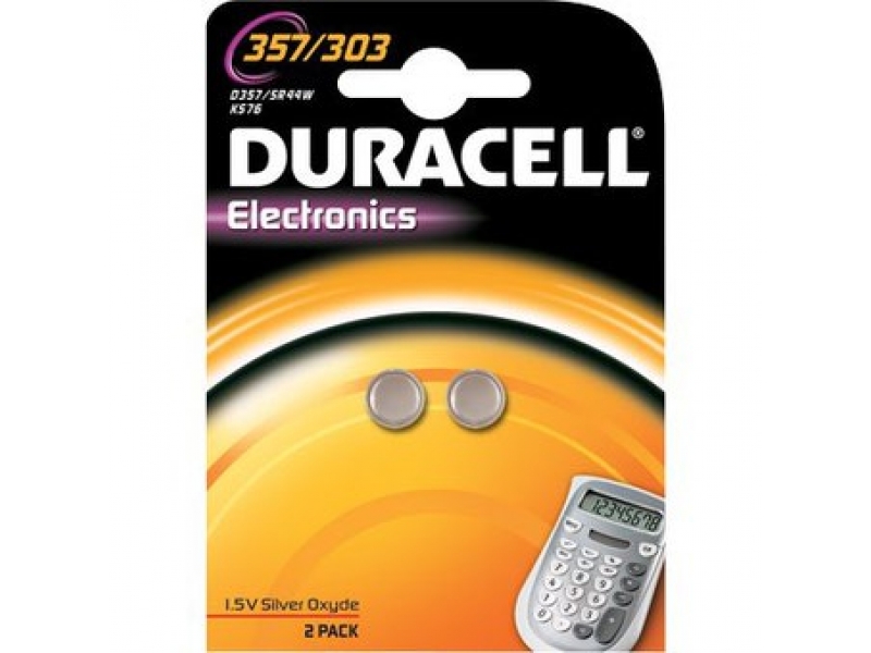 Duracell Batterie Silver Oxide Knopfzelle 357