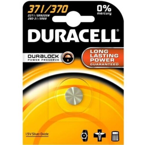 Duracell Batterie Silver Oxide Knopfzelle 371