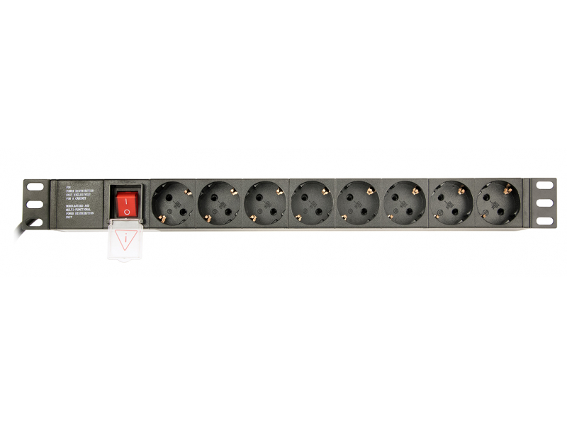 EnerGenie 19 Stromverteiler Schalter (PDU) 8 Steckplätze 1U 16 A EG-PDU-014