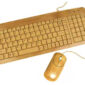 EnerGenie Bambus Tastatur und Maus-Set  EG-KBM-001