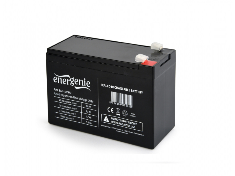 EnerGenie Battery 12V 9 AH BAT-12V9AH