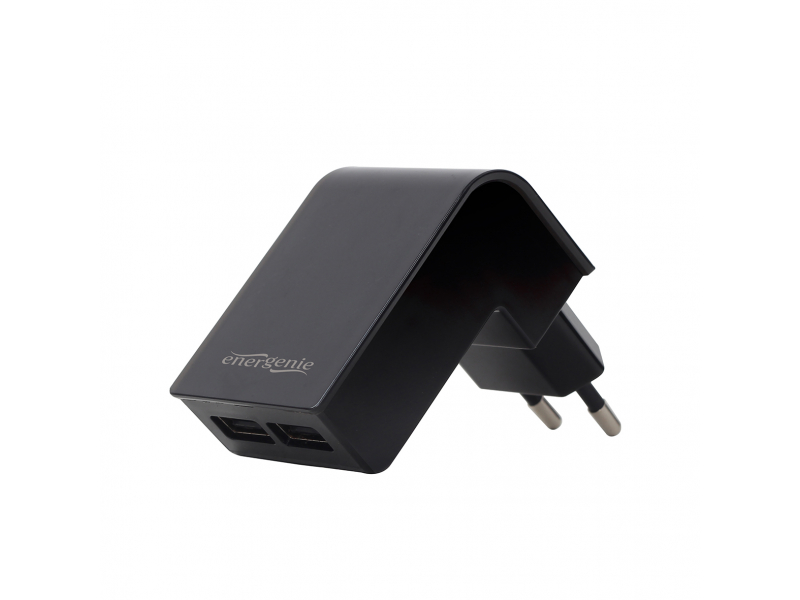 EnerGenie Universal 2-fach USB-Ladegerät, 2A EG-U2C2A-02