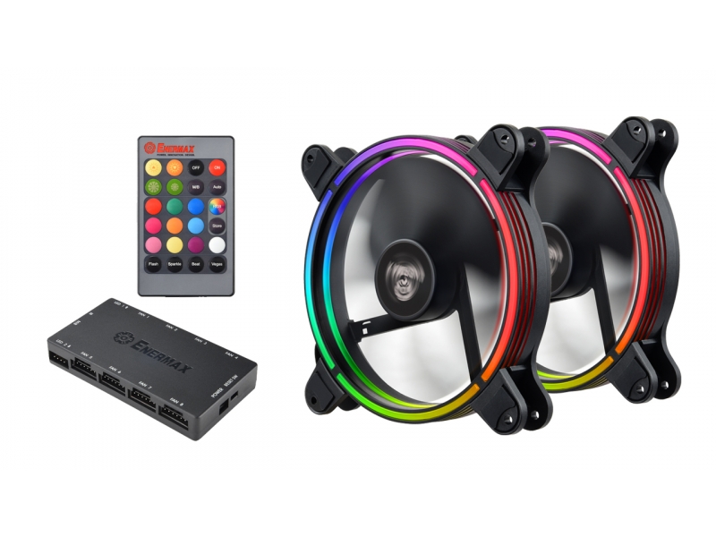 Enermax PC- Gehäuselüfter T.B.RGB UCTBRGB14-BP2