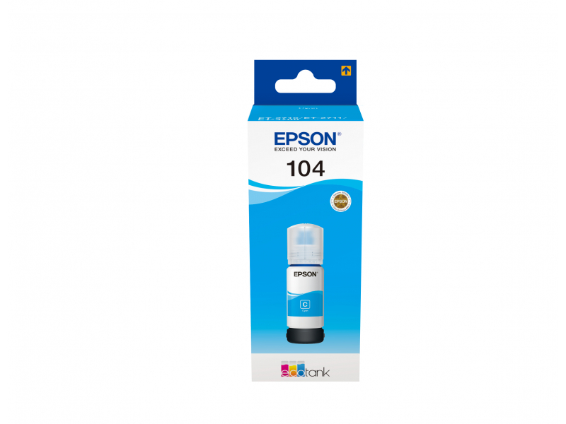 Epson TIN 104 Eco Tank cyan C13T00P240