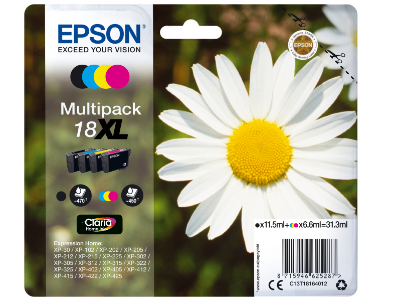 Epson TIN 18XL Multipack C13T18164012
