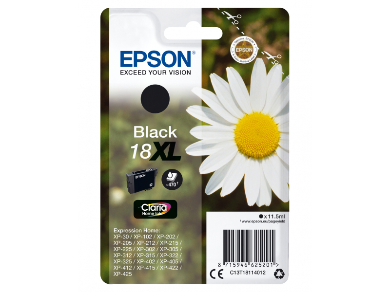 Epson TIN 18XL black T1811 C13T18114012