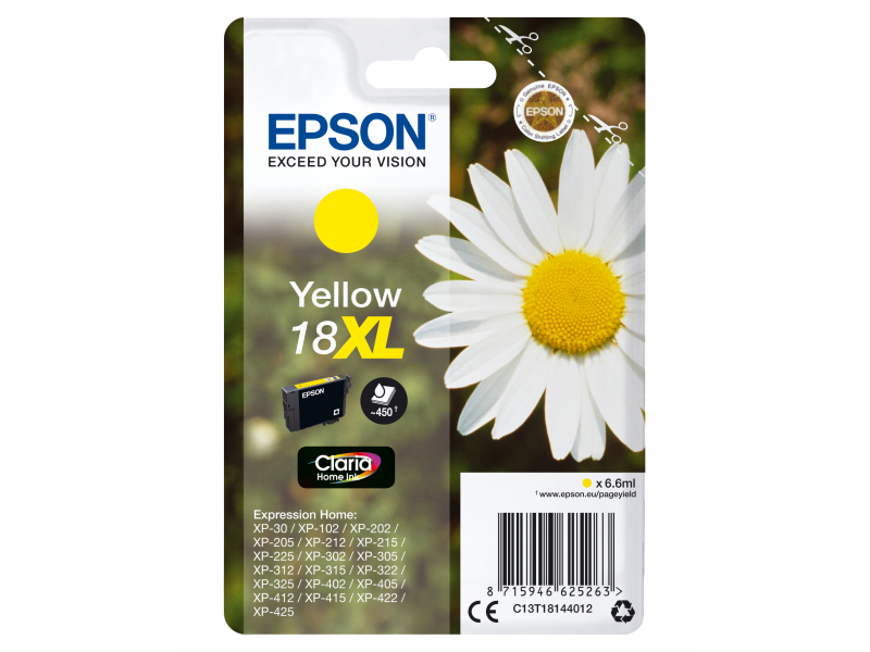 Epson TIN 18XL yellow C13T18144012