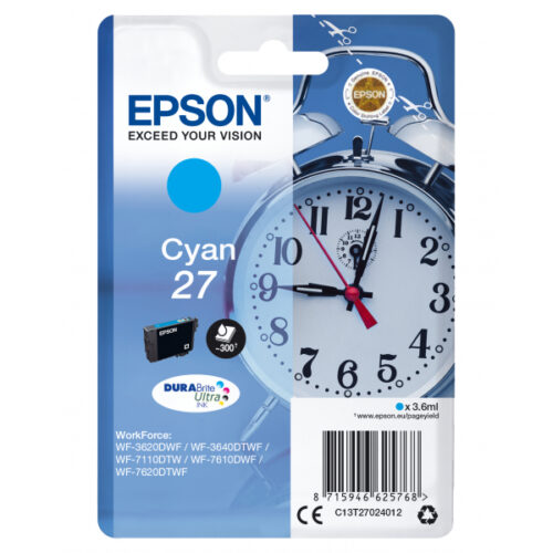 Epson TIN 27 cyan Blister T2702 C13T27024012