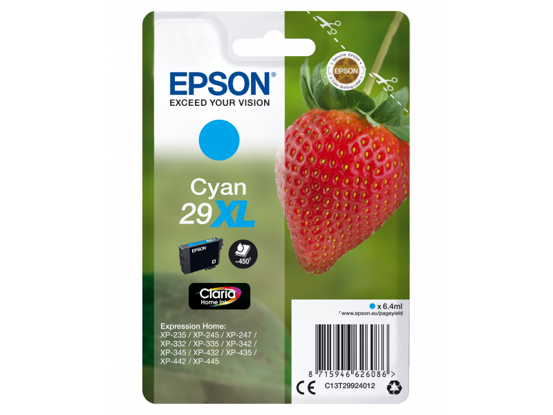 Epson TIN 29XL cyan C13T29924012