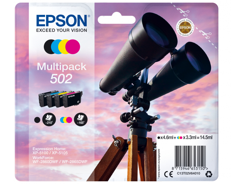 Epson TIN 502 CMYK C13T02V64010