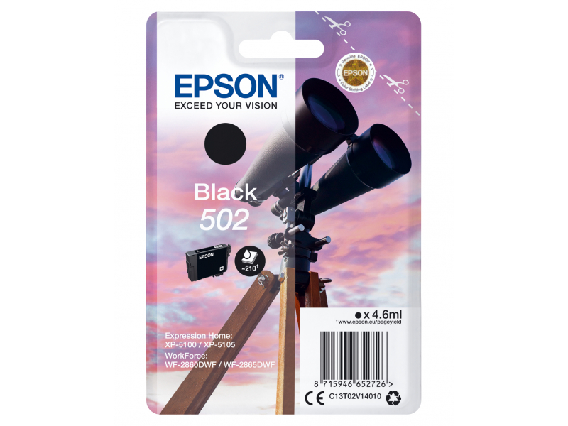 Epson TIN 502 black C13T02V14010