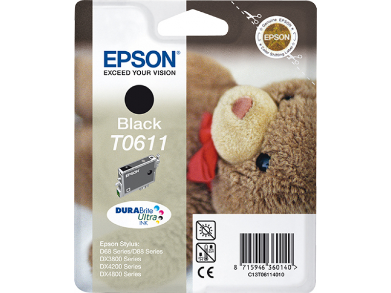 Epson  TIN T061140 black C13T06114010