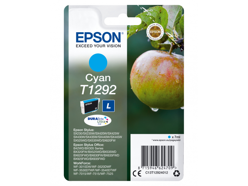 Epson TIN T1292 cyan C13T12924012