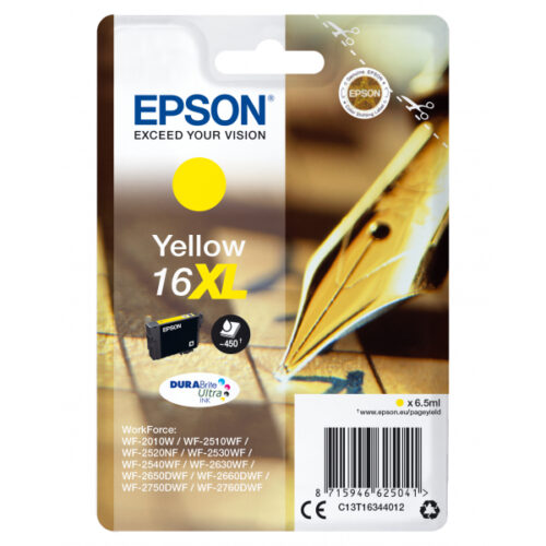 Epson TIN T16344012 Yellow XL C13T16344012