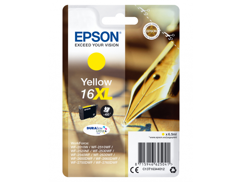 Epson TIN T16344012 Yellow XL C13T16344012