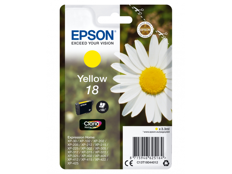Epson TIN T18044012 Yellow C13T18044012