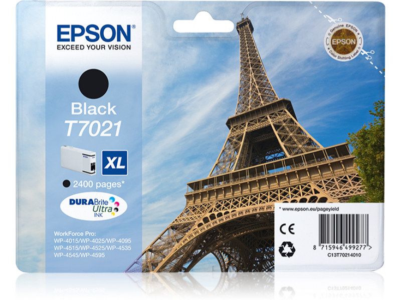 Epson TIN T7021 XL Black C13T70214010