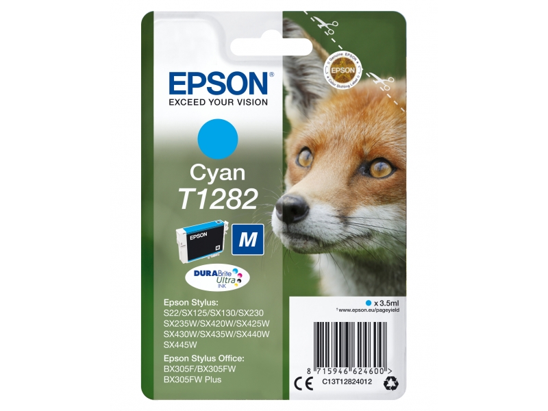 Epson Tinte Fuchs cyan C13T12824012 | Epson - C13T12824012