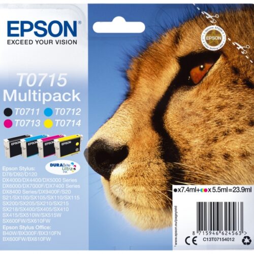 Epson Tinte Gepard DURABrite Multipack D78 C13T07154012