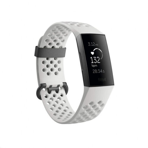Fitbit Charge 3 OLED Wristband activity tracker frost-white