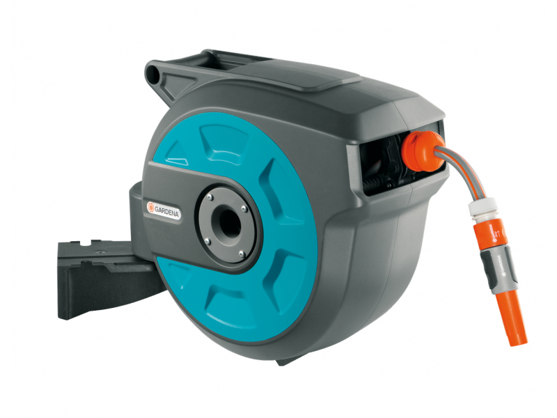 GARDENA Comfort Wand-Schlauchbox 15m roll-up automatic