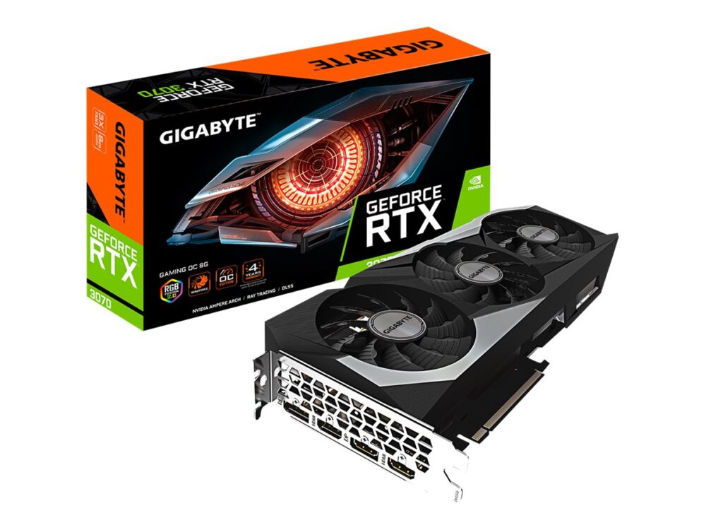 GIGA VGA 8GB RTX3070 GAMING OC 8G 2xDP