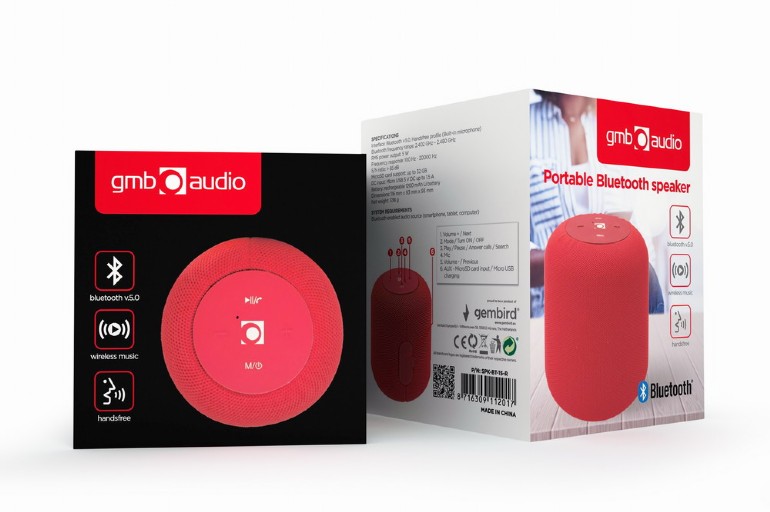 GMB Audio Bluetooth-Lautsprecher SPK-BT-15-R