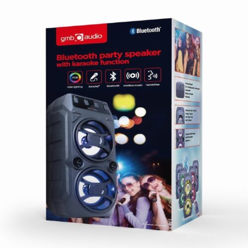 GMB Audio Bluetooth-Lautsprecher mit Karaoke-Funktion SPK-BT-13