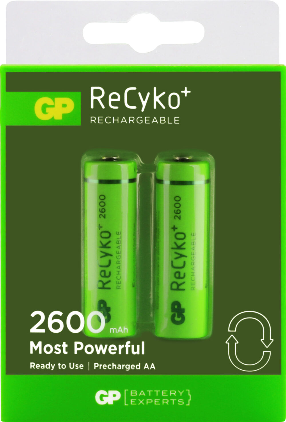 GP ReCyko Akkus Mignon AA 2600mAH (2 Pcs) 120270AAHCBC2