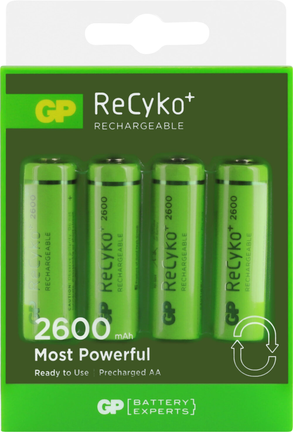 GP ReCyko Akkus Mignon AA 2600mAH (4 Pcs.) 120270AAHCBC4
