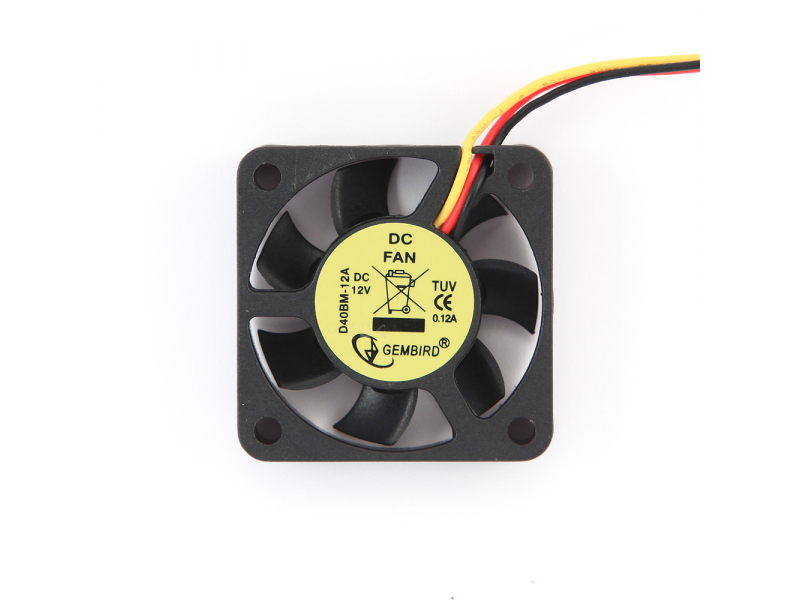 Gembird 40 mm ball bearing cooling fan 12 V D40BM-12A