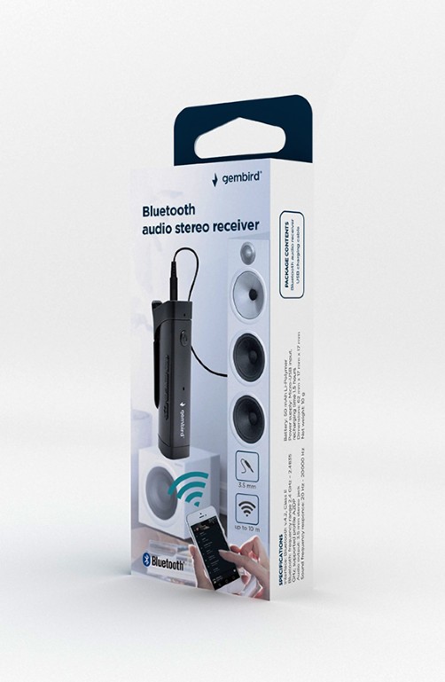 Gembird Bluetooth-Audio-Stereo-Empfänger schwarz BTR-05
