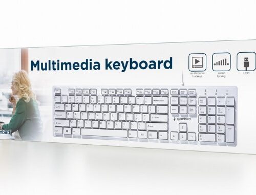 Gembird Chocolate Tastatur KB-MCH-03-W
