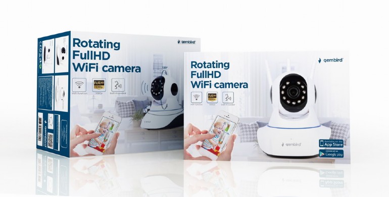 Gembird FullHD Smart Wifi IP-Cam weiß ICAM-WRHD-02