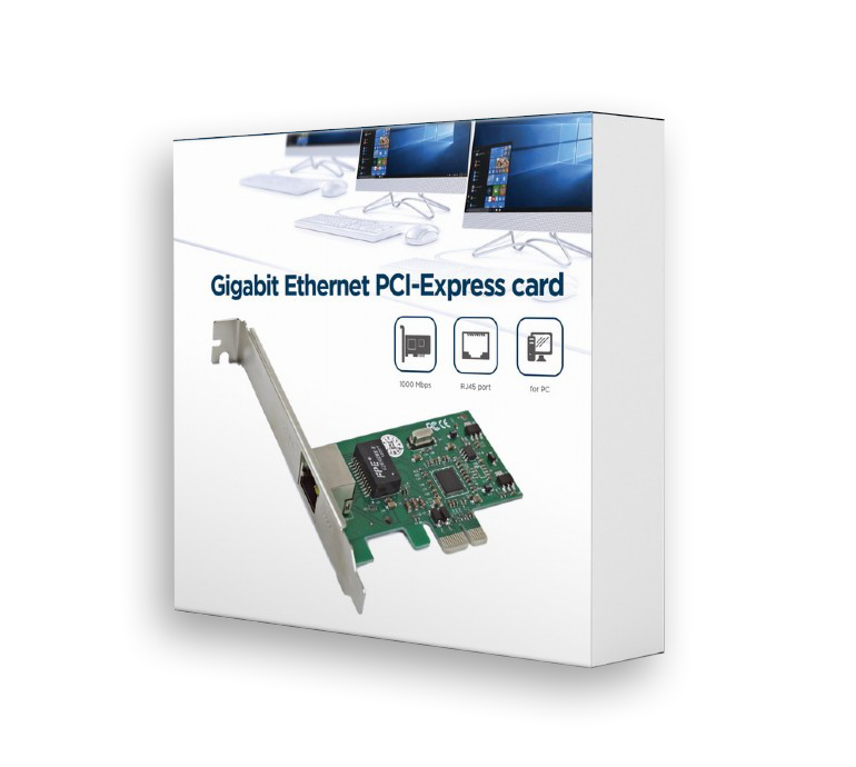 Gembird Gigabit Ethernet PCI-Express card Realtek chipset NIC-GX1