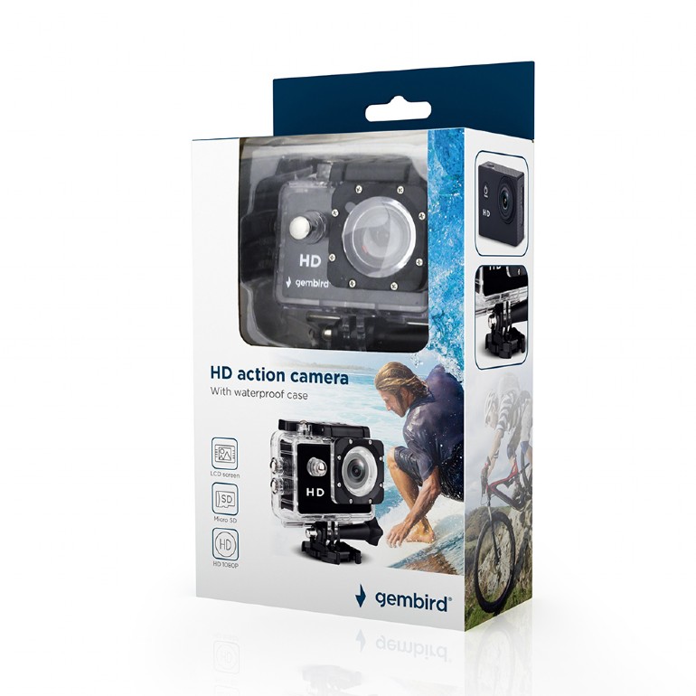 Gembird HD Action Cam mit wasserfestem Gehäuse ACAM-04
