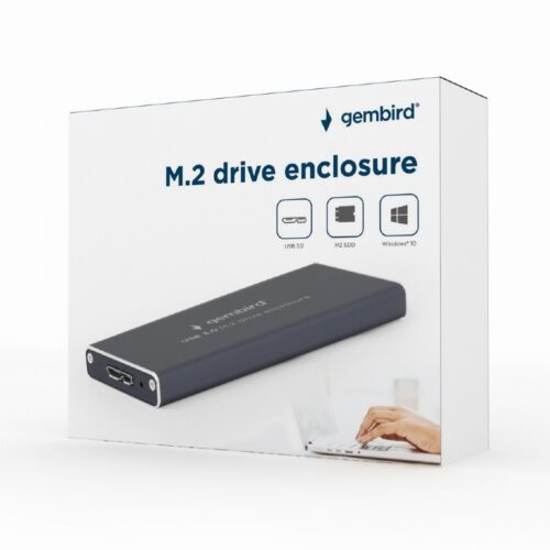 Gembird M.2 USB 3.0-Gehäuse schwarz EE2280-U3C-01