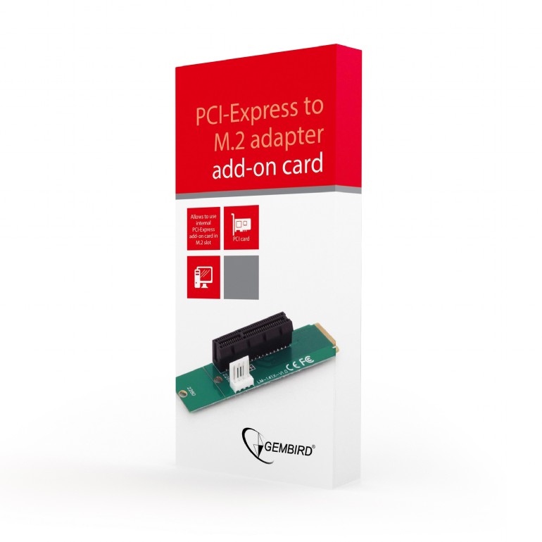 Gembird PCI-Express M.2 Erweiterungskarte RC-M.2-01