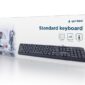 Gembird Standard-Tastatur KB-U-103-ES