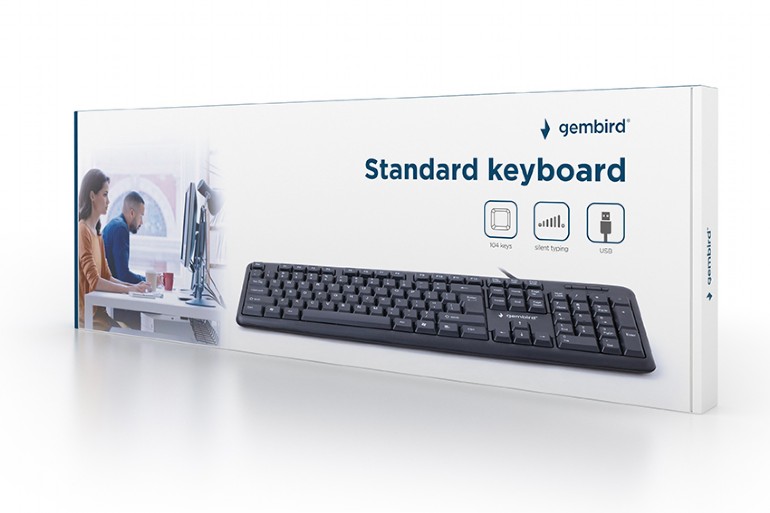 Gembird Standard-Tastatur KB-U-103