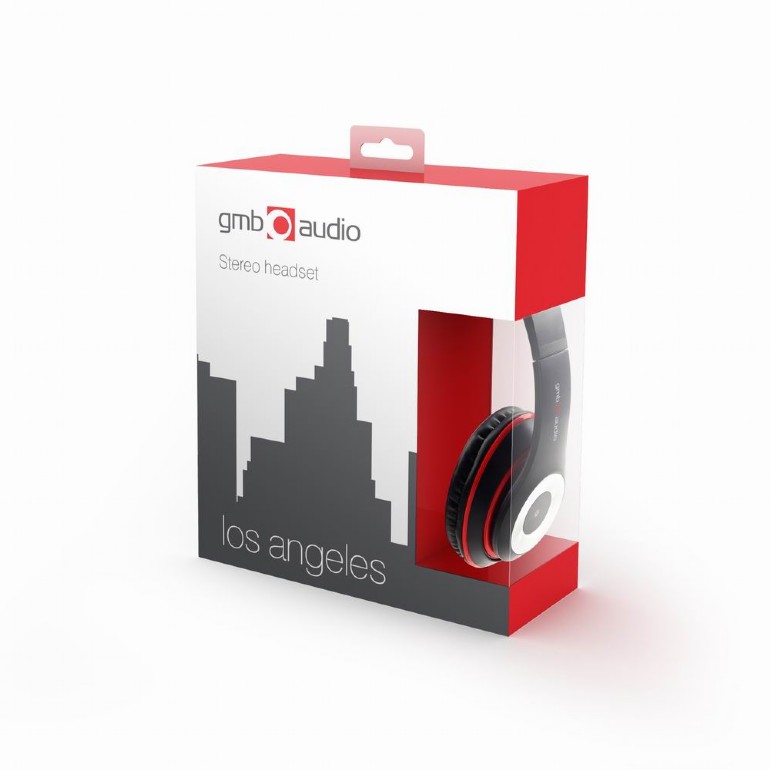 Gembird Stereo-Headset Los Angeles schwarz MHS-LAX-B