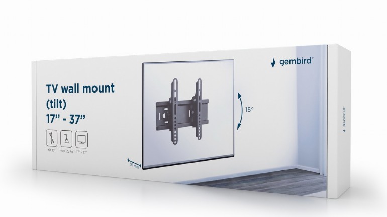 Gembird TV-Wandhalterung schwenkbar 17-37 -25 kg WM-37T-01