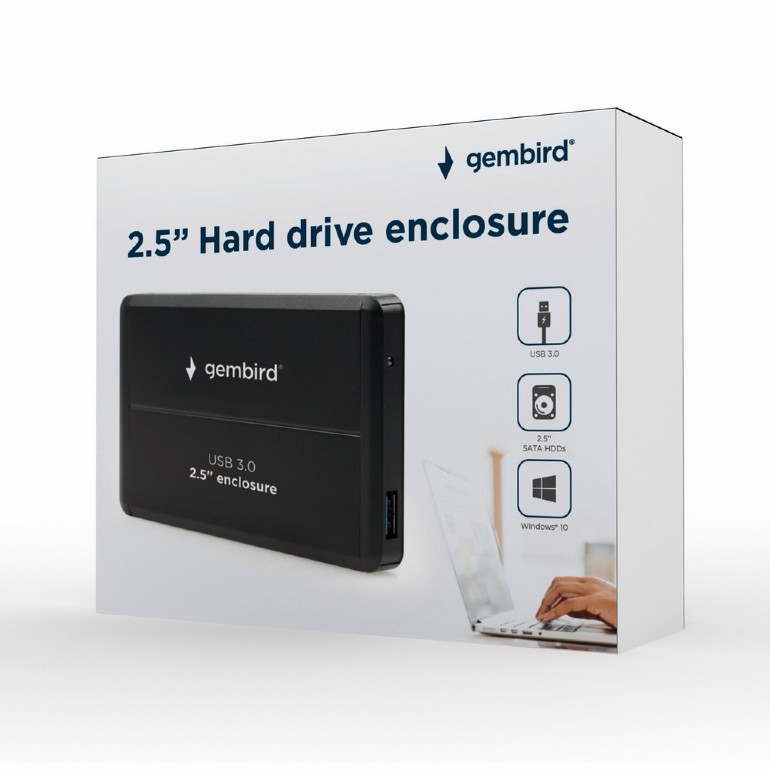 Gembird USB 3.0 2.5 Festplatten Gehäuse EE2-U3S-2