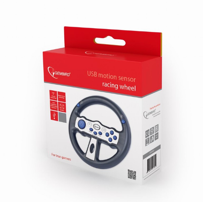 Gembird USB Racing Lenkrad mit Bewegungssensoren STR-MS01