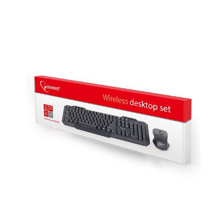 Gembird Wireless Desktop-Set KBS-WM-02